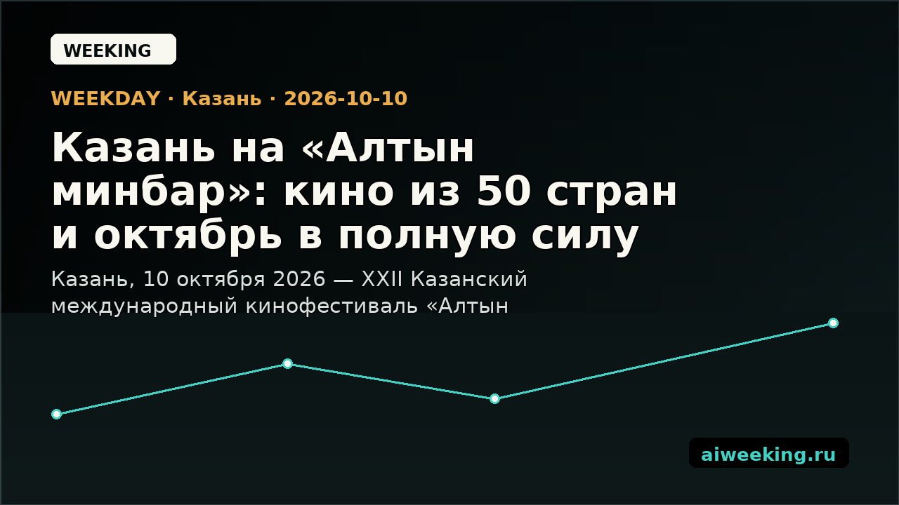 XXII Казанский международный кинофестиваль «Алтын минбар»