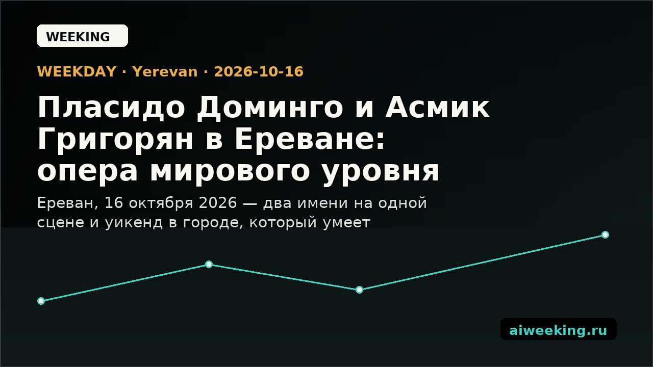 Пласидо Доминго и Асмик Григорян в Ереване: опера мирового уровня