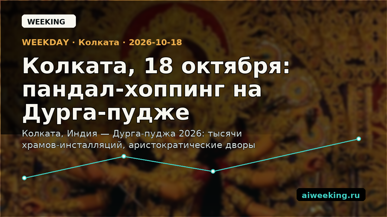 Колката, 18 октября: пандал-хоппинг на Дурга-пудже