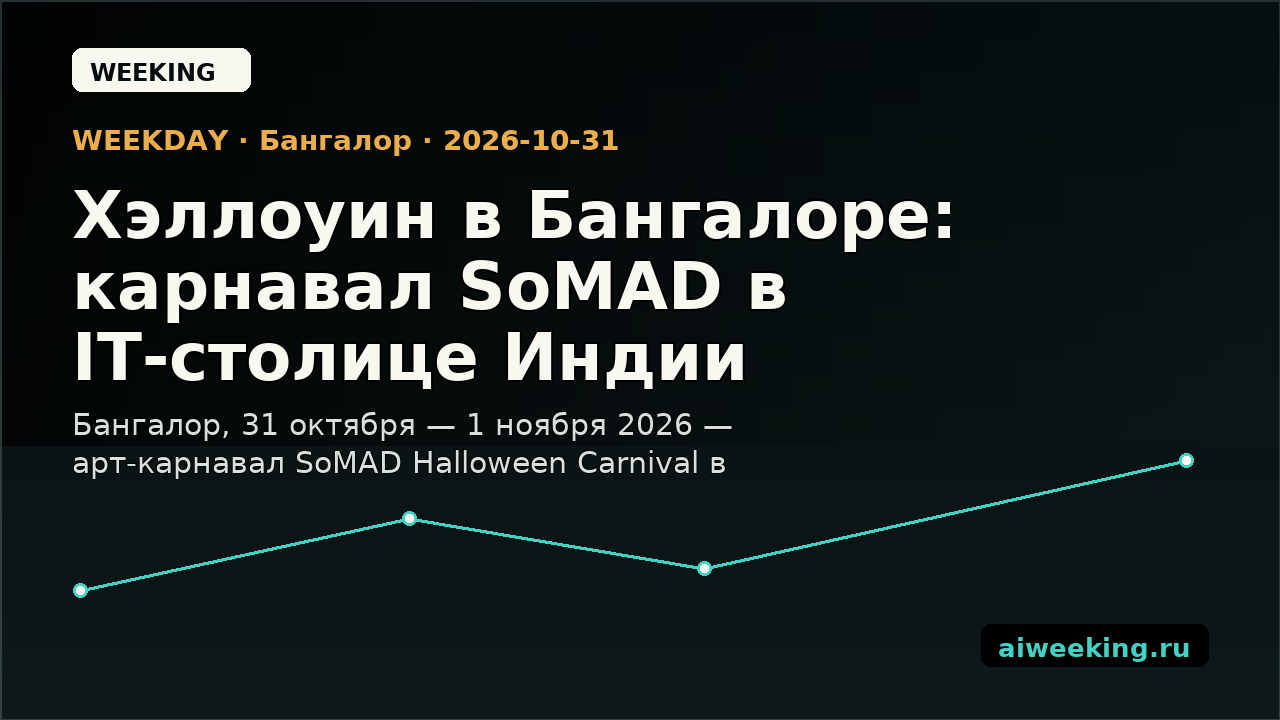 Хэллоуин в Бангалоре: карнавал SoMAD в IT-столице Индии